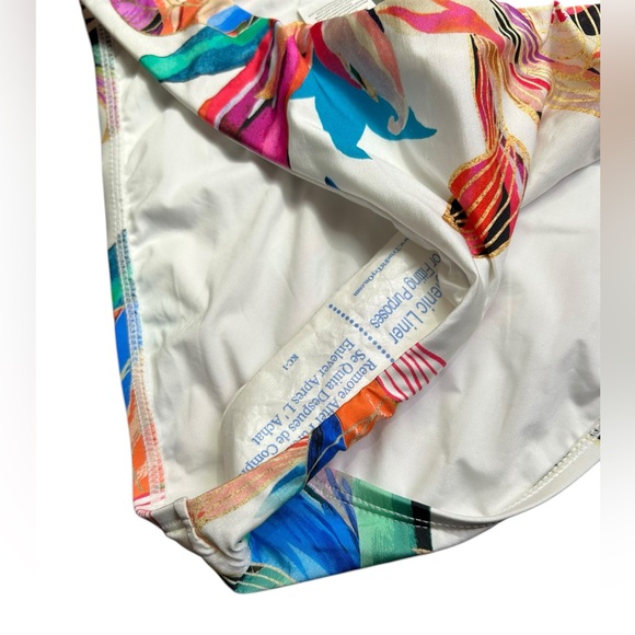 LA BLANCA Women's Paradise Ruched Hipster Bikini swim Bottom size 10 NWT - Picture 4 of 7